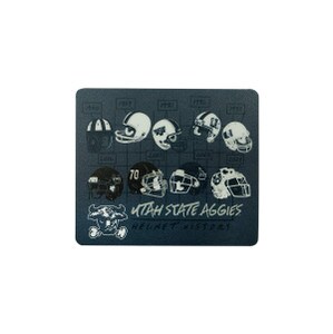 Utah State Helmet History Sticker 2 Inch